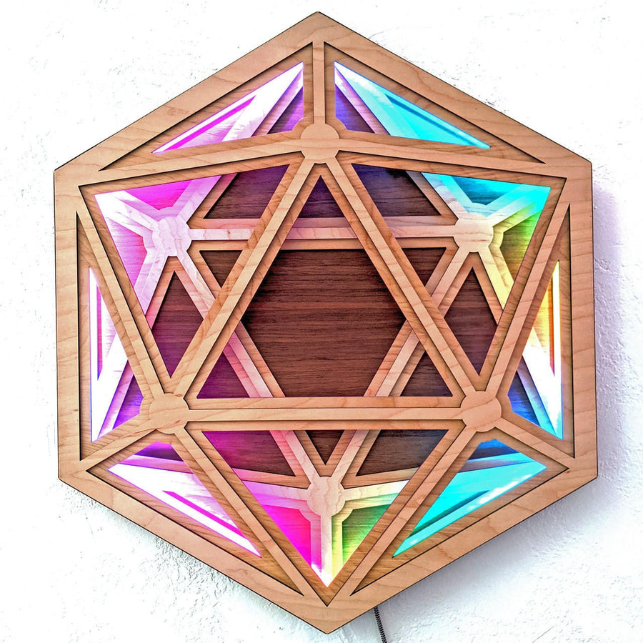 Dimensional Icosahedron LED - Trancentral Shop