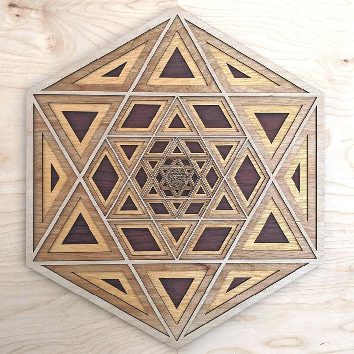 Inner Star Four Layer Wall Art - Trancentral Shop