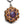Load image into Gallery viewer, LED Gemstone Talisman Pendant - Light Warrior - Cherry with Amethyst - Trancentral Shop
