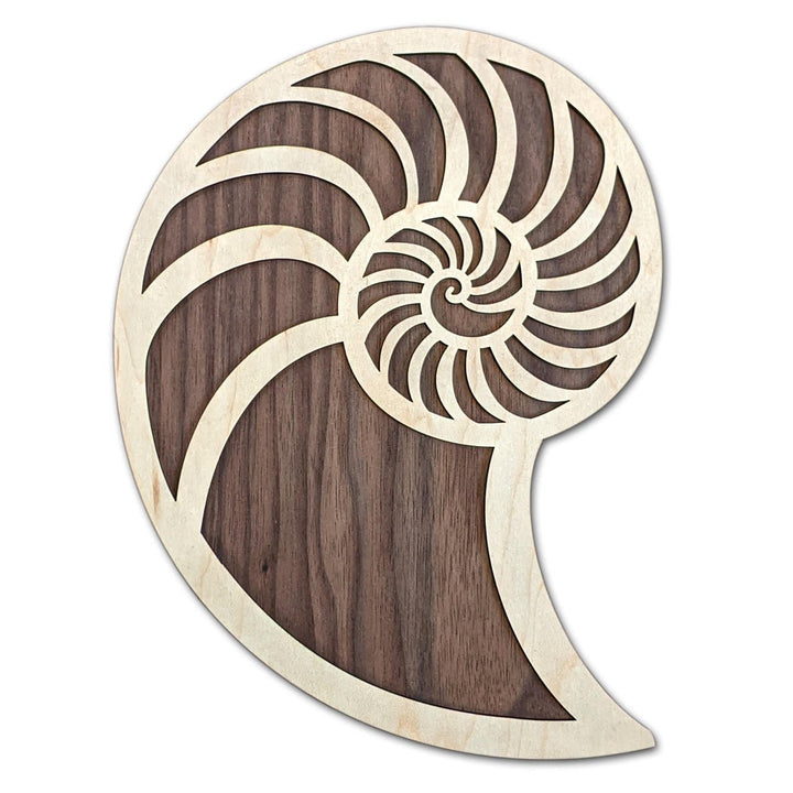 Nautilus Two Layer Wall Art by Julie Banwellund - Trancentral Shop