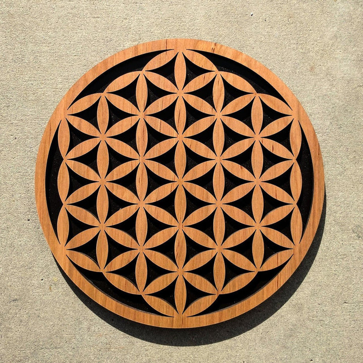 Simple Flower of Life Two Layer Wall Art - Trancentral Shop