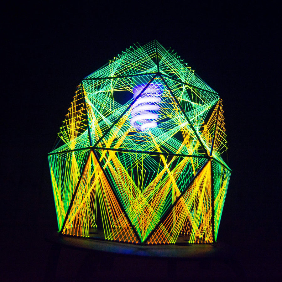 3D string art lampshade - Trancentral Shop