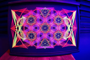Alice Fractal UV Active String Art - Trancentral Shop