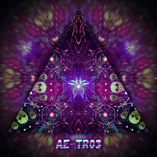 Alien Enlightenment Triangle TR03 Psychedelic UV Reactive Canopy Parts Stretchable Print on Lycra - Trancentral Shop