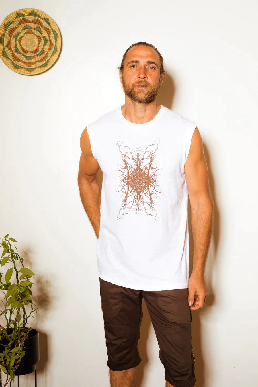 BE HERE NOW SINGLET - Trancentral Shop