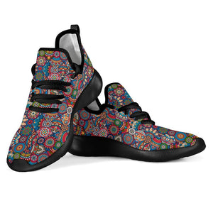 Boho Hippie Mandala Rave Sneakers - Trancentral Shop