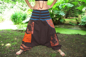 Brown Harem Pants - Trancentral Shop