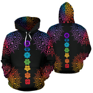 Chakra Mandala Hoodie - Trancentral Shop