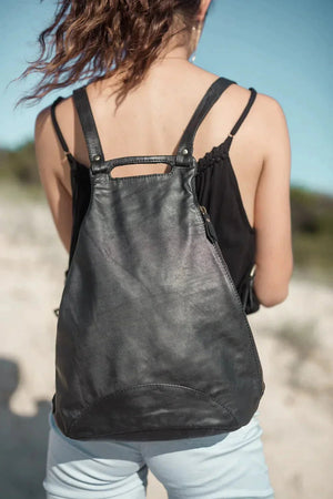 CLEO BACKPACK - BLACK - Trancentral Shop