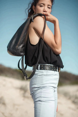 CLEO BACKPACK - BLACK - Trancentral Shop