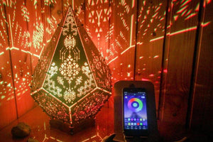 Crystal Power of Spirits Wood LED Lamp - Trancentral Shop