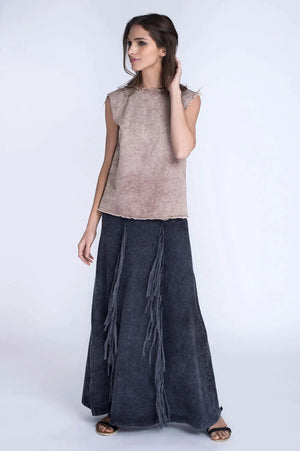 DALIA SKIRT CHARCOAL - Trancentral Shop