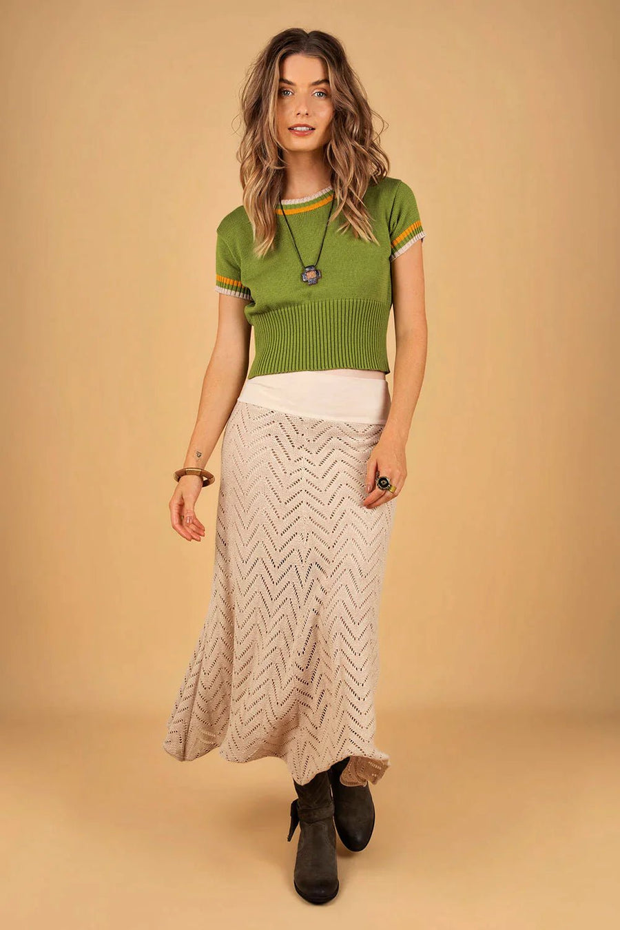 DIDION SKIRT CREAM - Trancentral Shop