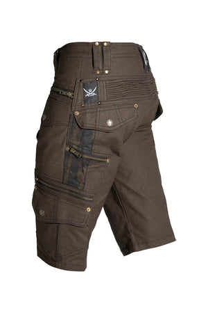 EDGE SHORTS DARK GREEN - Trancentral Shop