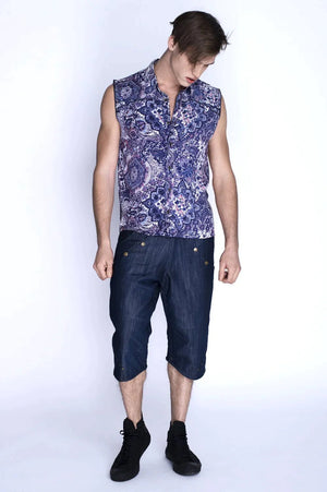 ELECTRIC DENIM SHORTS - Trancentral Shop