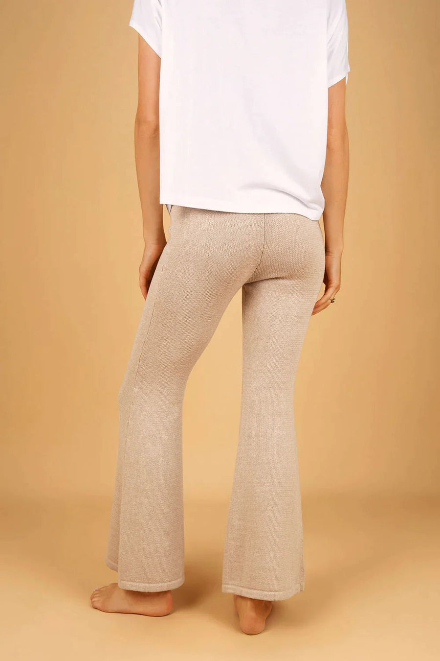 ELIOTT KNIT PANTS CREAM - Trancentral Shop