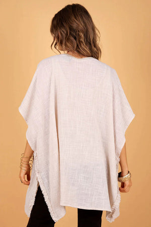 EMILY TUNIC NATURAL CREAM - Trancentral Shop