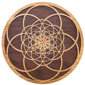 Fibonacci Seed of Life Wall Art - Trancentral Shop