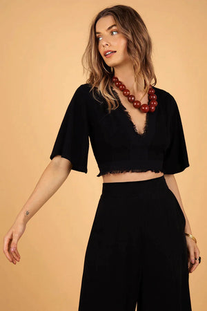 FIJI TOP BLACK - Trancentral Shop