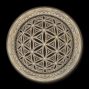 Fisheye Wall Art Sacred Geometry LED Lamp - Trancentral Shop