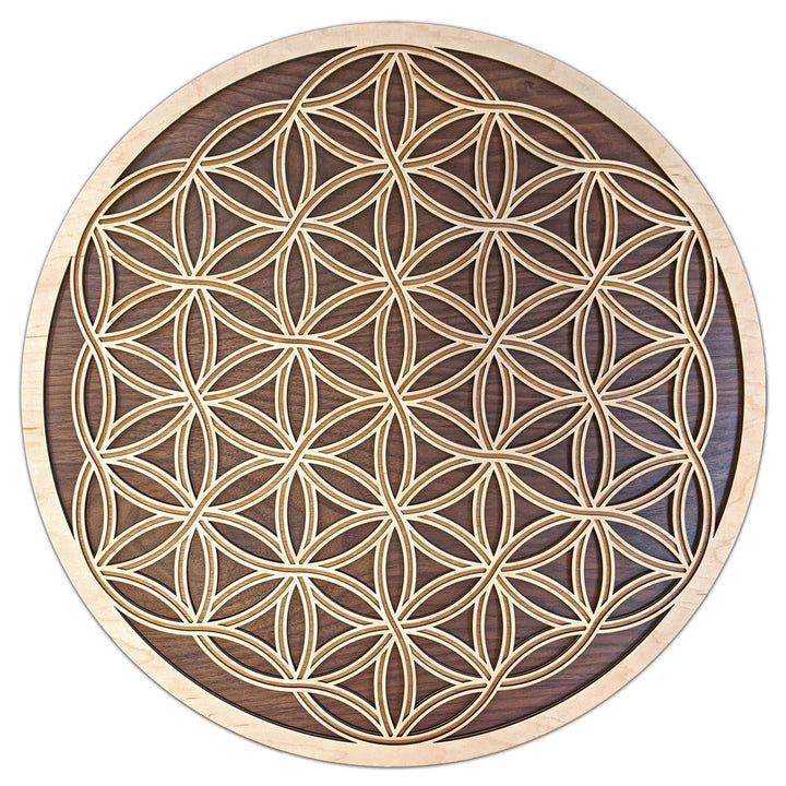 Flower of Life Knotwork Three Layer Wall Art - Trancentral Shop