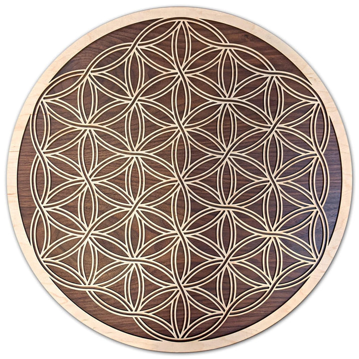 Flower of Life Knotwork Two Layer Wall Art - Trancentral Shop