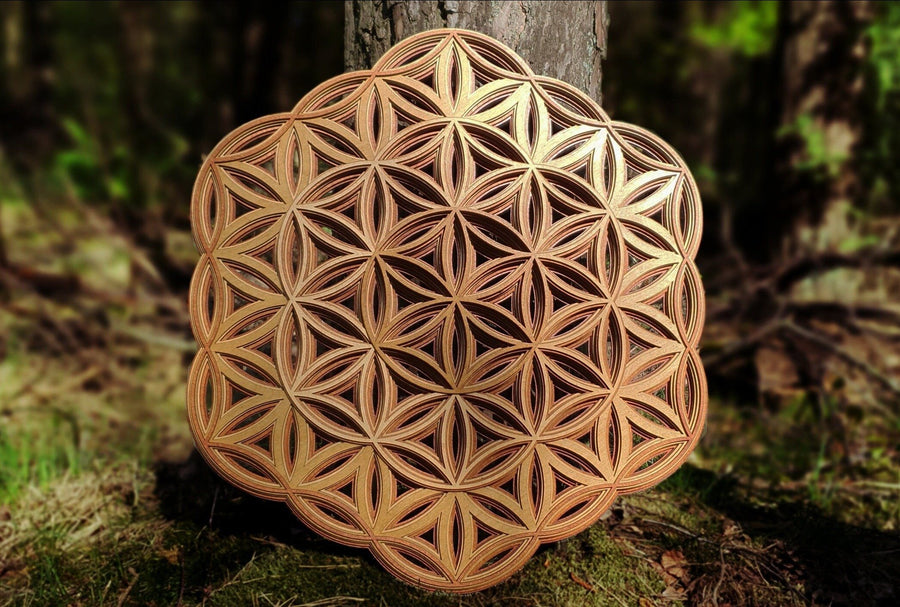 flower of life psychedelic wall art - Trancentral Shop
