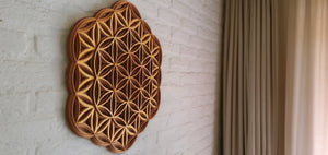 flower of life psychedelic wall art - Trancentral Shop