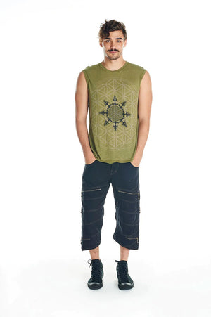 FLOWER OF LIFE SINGLET - Trancentral Shop