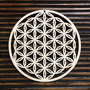 Flower of Life Wooden Wall Art - Trancentral Shop