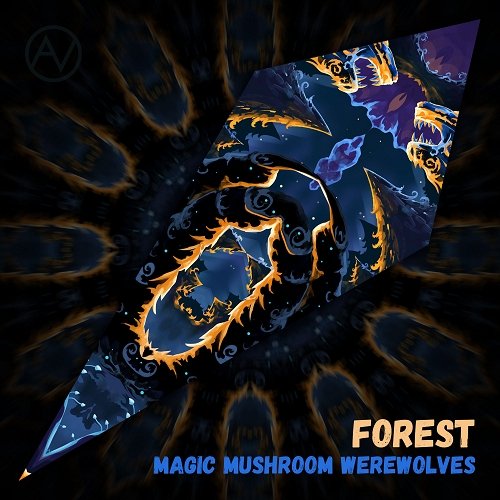 Forest Petal Psychedelic UV Reactive Element Ceiling Decoration - Trancentral Shop