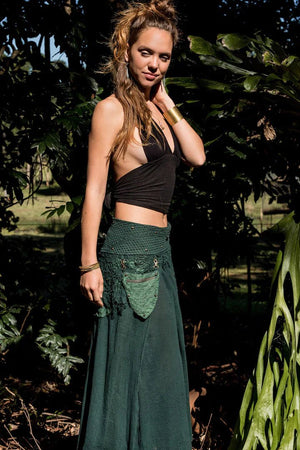 FOREST SKIRT GREEN - Trancentral Shop