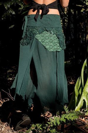 FOREST SKIRT GREEN - Trancentral Shop