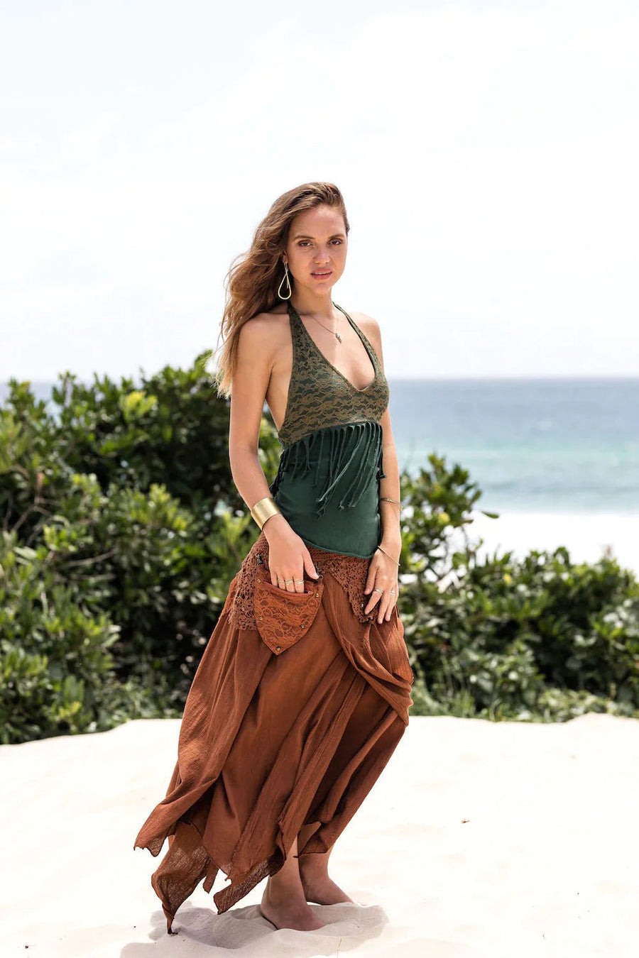 FREE SPIRIT TOP GREEN - Trancentral Shop