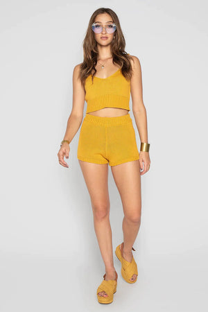 GEORGY TOP HONEY YELLOW - Trancentral Shop