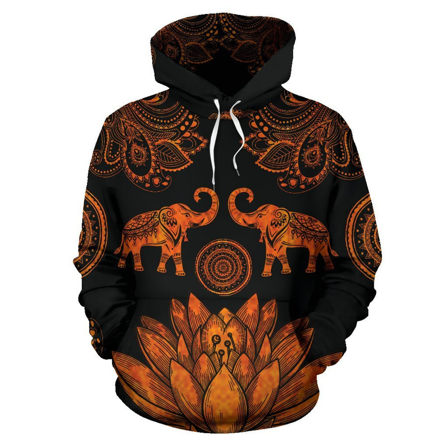 Gold Elephant Hoodie - Trancentral Shop