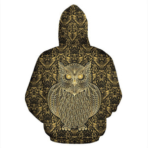 Gold Owl Hoodie - Trancentral Shop