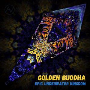Golden Buddha Petal Psychedelic UV Reactive Element Ceiling Decoration - Trancentral Shop