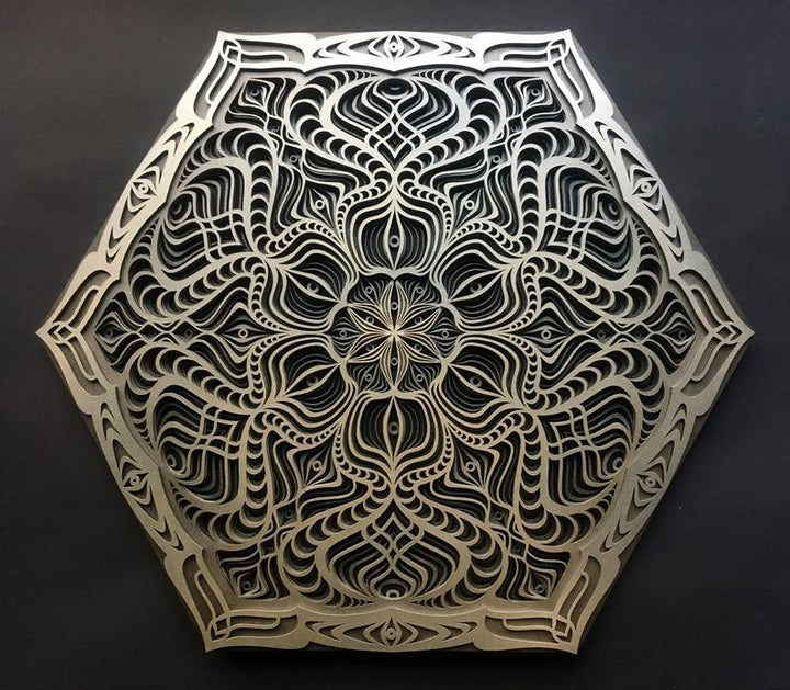 Golden Teacher Wall Art Sacred Geometry Mandala - Trancentral Shop