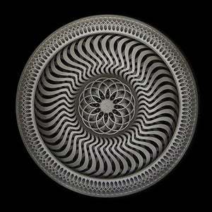 Hypnotic Running Led Light Mandala “Pulsar” 7 layers with remote control - Trancentral Shop