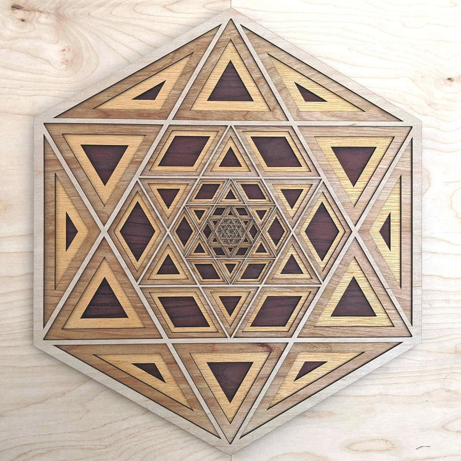 Inner Star Four Layer Wall Art - Trancentral Shop