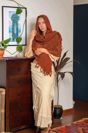 KORA SCARF EARTHY - Trancentral Shop