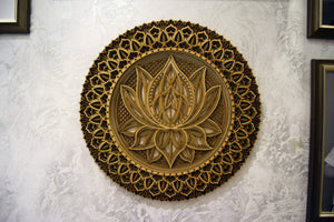 Lotus Flower Mandala wall art - Trancentral Shop