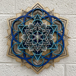 Lotus Mandala v2 Wall Art - Trancentral Shop