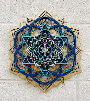 Lotus Mandala v2 Wall Art - Trancentral Shop