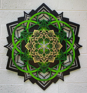 Lotus Mandala v2 Wall Art - Trancentral Shop