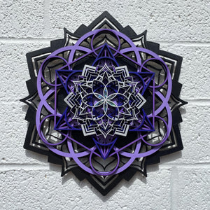 Lotus Mandala v2 Wall Art - Trancentral Shop