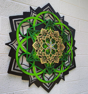 Lotus Mandala v2 Wall Art - Trancentral Shop