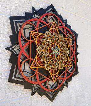 Lotus Mandala v2 Wall Art - Trancentral Shop