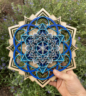 Lotus Mandala v2 Wall Art - Trancentral Shop